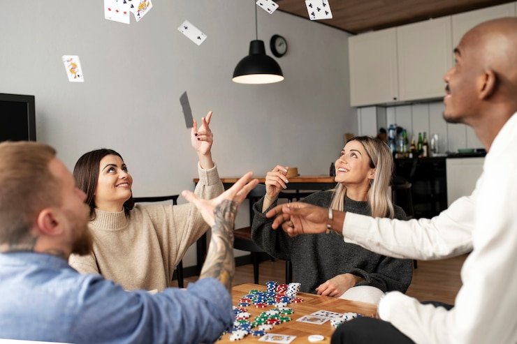 Meja Caribbean Stud Poker dealer langsung di rans 4d dengan tampilan kartu dan tabel pembayaran